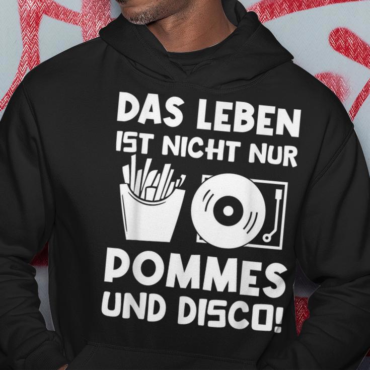 Das Leben Ist Nicht Nur Pommes Und Disco Kapuzenpullover Lustige Geschenke