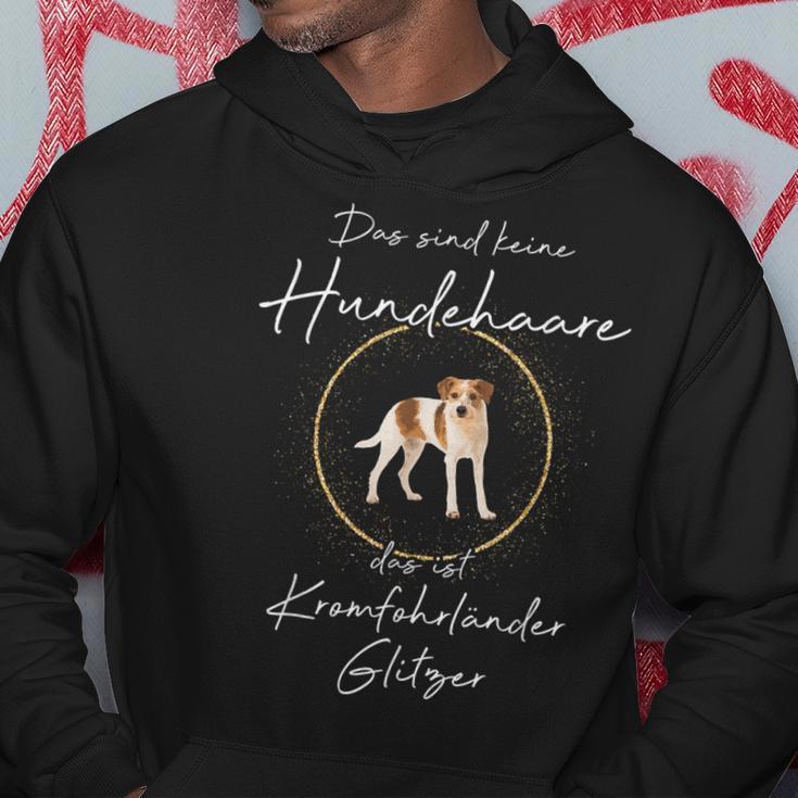 Das Sind Keine Hundehaare Das Ist Kromfohrländer Glitter Kapuzenpullover Lustige Geschenke