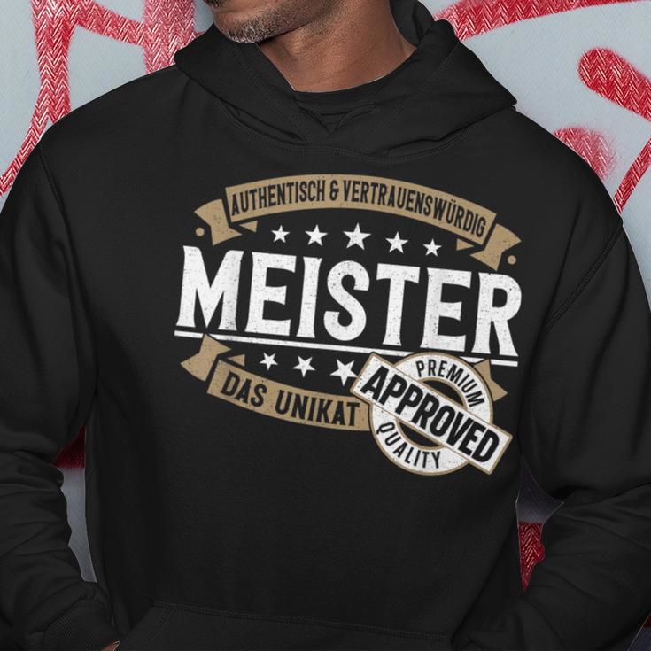 Das Unikat Meisterstück Bestanden The Unique Master S Kapuzenpullover Lustige Geschenke