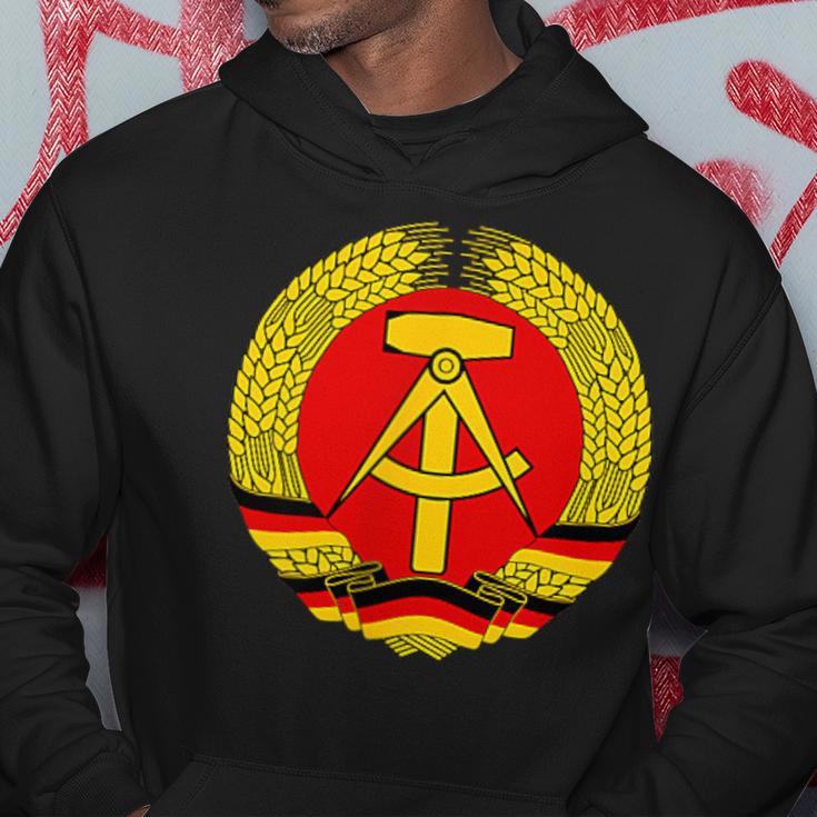 Ddr Coat Of Arms Hammer Sickle Flag Ostalgia Ddr S Kapuzenpullover Lustige Geschenke