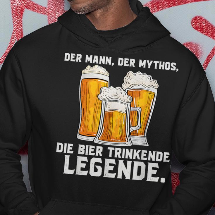 Der Mann Der Mythos Die Bier Trinkende Legende Kapuzenpullover Lustige Geschenke