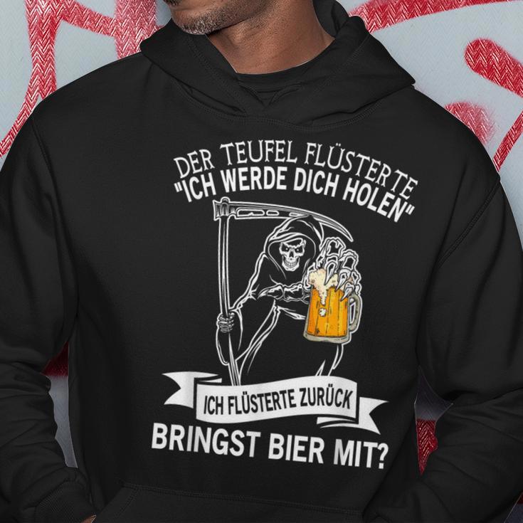 'Der Teufel Flüsterte Mir Ich Werde Dich Hold' Kapuzenpullover Lustige Geschenke