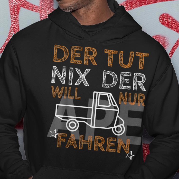 Der Tut Nix Will Nur Ape 50 Fahren I Ape Tm Saying Ape Kapuzenpullover Lustige Geschenke