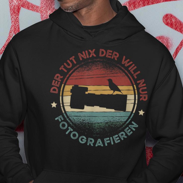 Der Tut Nix Der Will Nur Fotografieren Animal Photographerintage Kapuzenpullover Lustige Geschenke