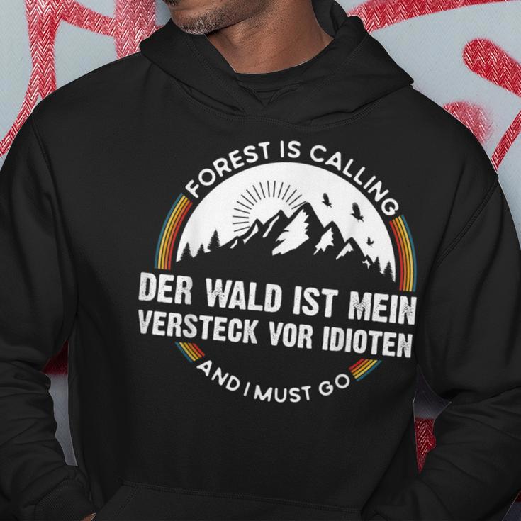 Der Wald Ist Meineheckeckor Idioten Wandern The Forest I Kapuzenpullover Lustige Geschenke