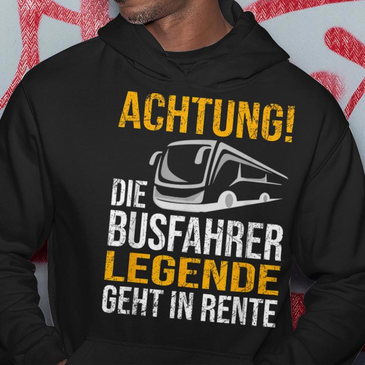 Die Busfahrer Legende Geht In Rente Ruhestand Pension Kapuzenpullover Lustige Geschenke