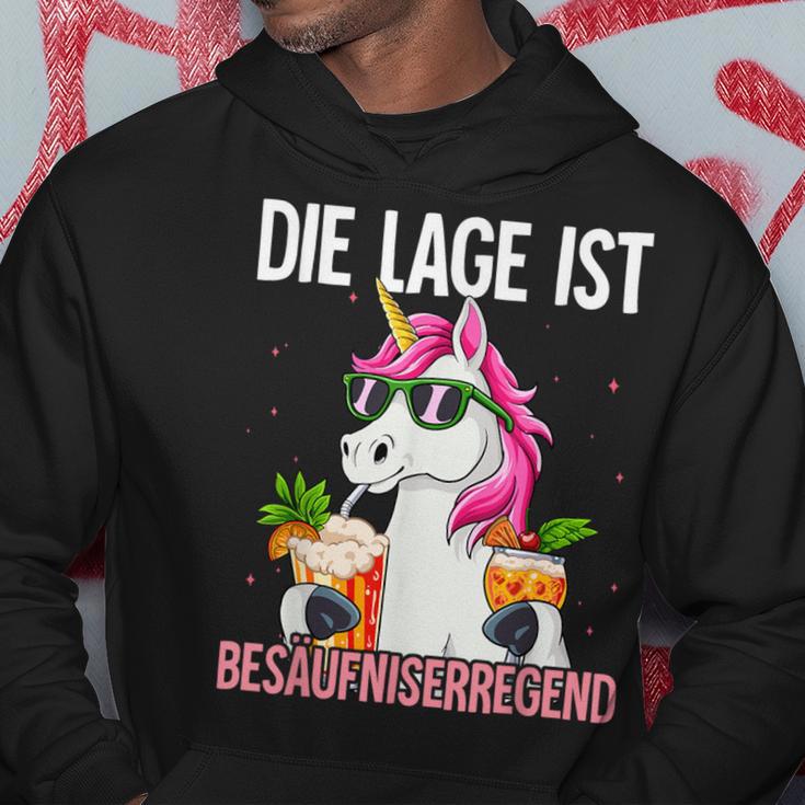 Die Lage Ist Besäufniserregend Kapuzenpullover Lustige Geschenke