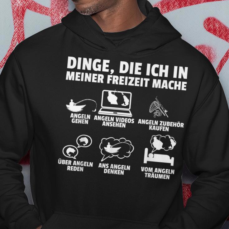 Dinge Die Ich In Meiner Freizeit Mache Angel German Langu Kapuzenpullover Lustige Geschenke