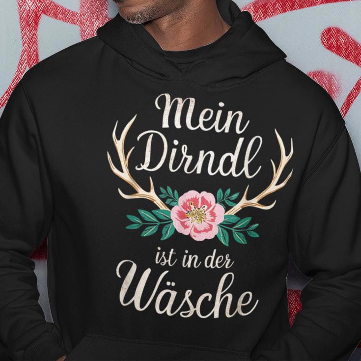 Dirndl Replacement Mein Dirndl Ist In Der Wäsche Kapuzenpullover Lustige Geschenke