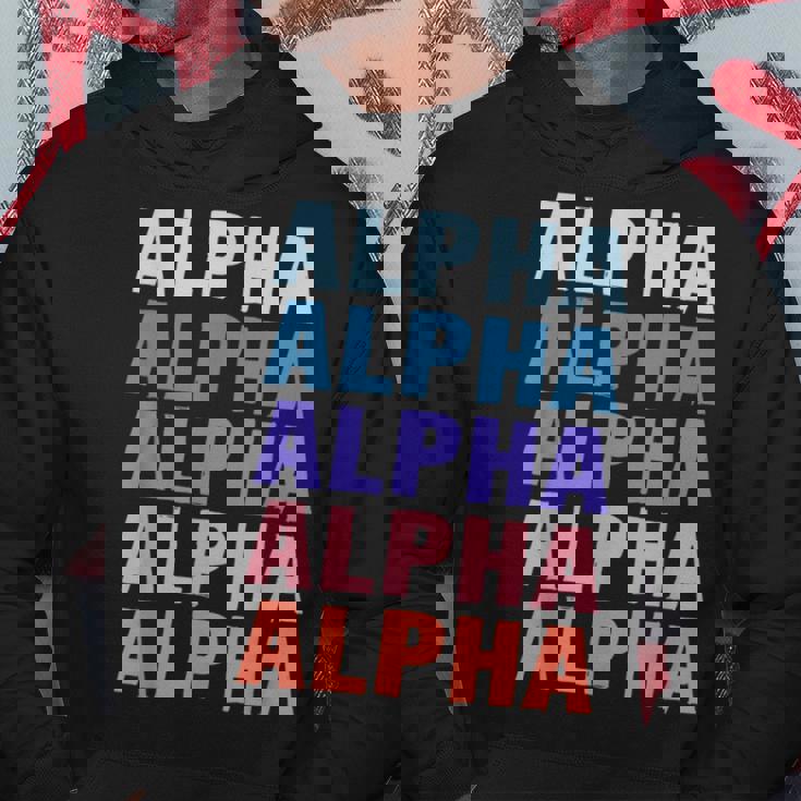 Divertido Regalo Nombre Alfa Personalizado Primer Nombre Sudadera Regalos divertidos