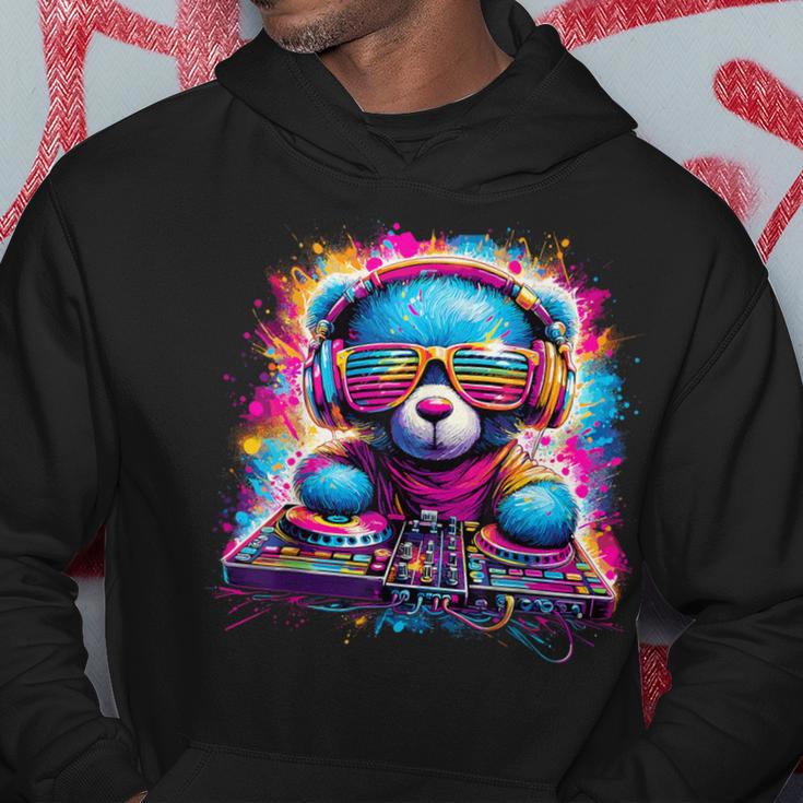 Colorful teddy bear hoodie sale