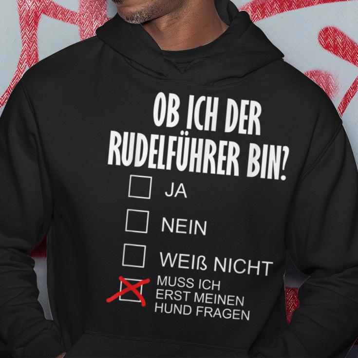 Dog Holder Ob Ich Der Rudelführer Bin I'm The Rudelführer Bin Kapuzenpullover Lustige Geschenke