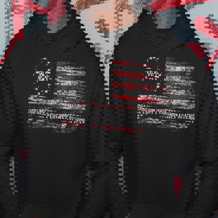 Doge Department Of Government Efficiency DOGE Us Flag Hoodie Unique Gifts