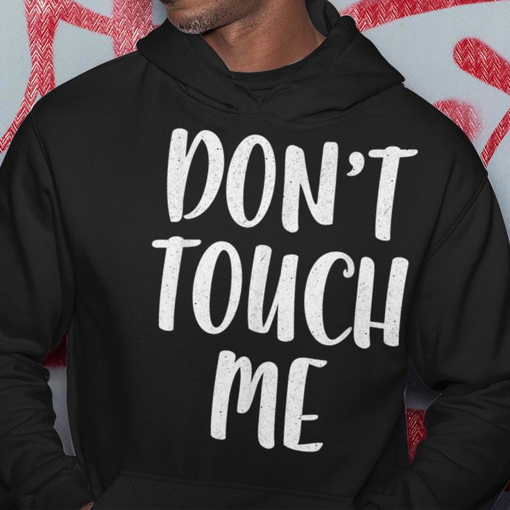 Don't Touch Me Introvert Kapuzenpullover Lustige Geschenke