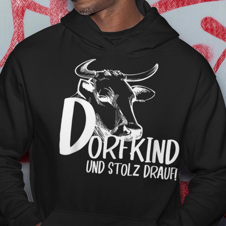 Dorfkind & Stolz Draufillfkinder Farmer Cow Farm Kapuzenpullover Lustige Geschenke