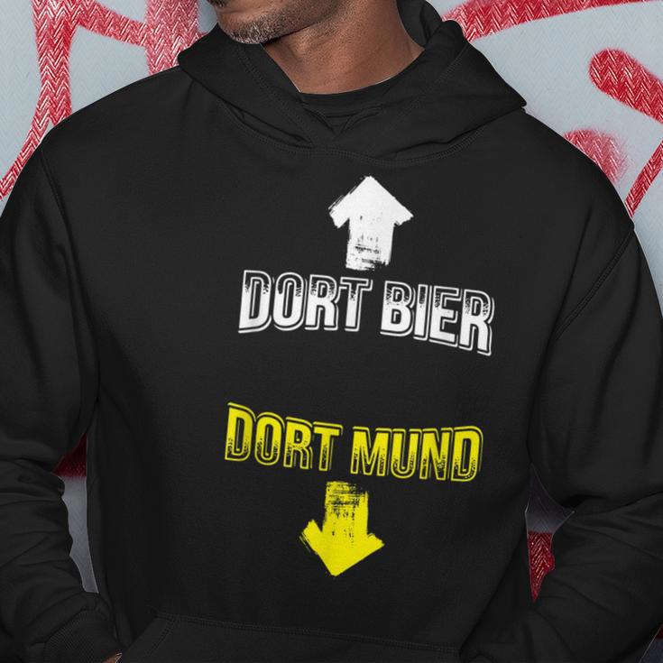 Dort Bier Dort Mund Biertrinker Alkohol Saufen Kapuzenpullover Lustige Geschenke