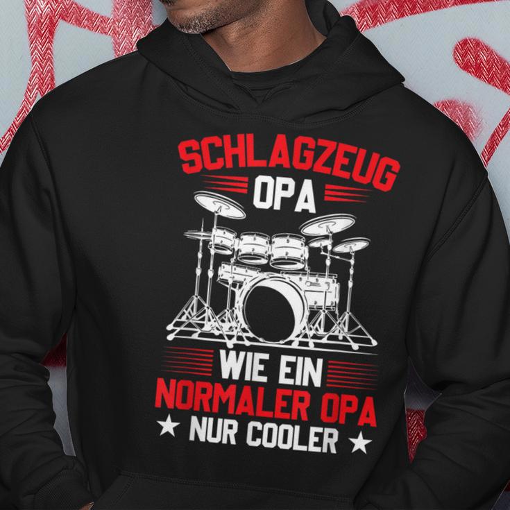 Drum Kit Grandpa Drummer Rock Music Kapuzenpullover Lustige Geschenke