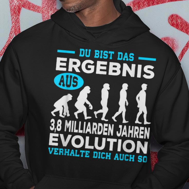 Du Bist Das Ergebnis Aus 38 Billion Jahre Evolution Kapuzenpullover Lustige Geschenke