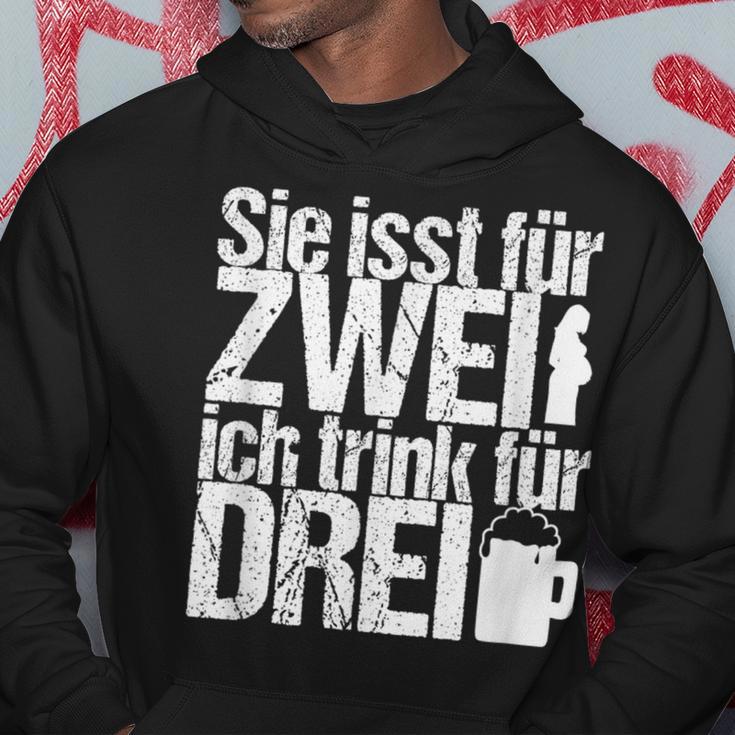 Du Isst Für Zwei Ich Trink Für Drei Schwangerschaft You Eat Kapuzenpullover Lustige Geschenke