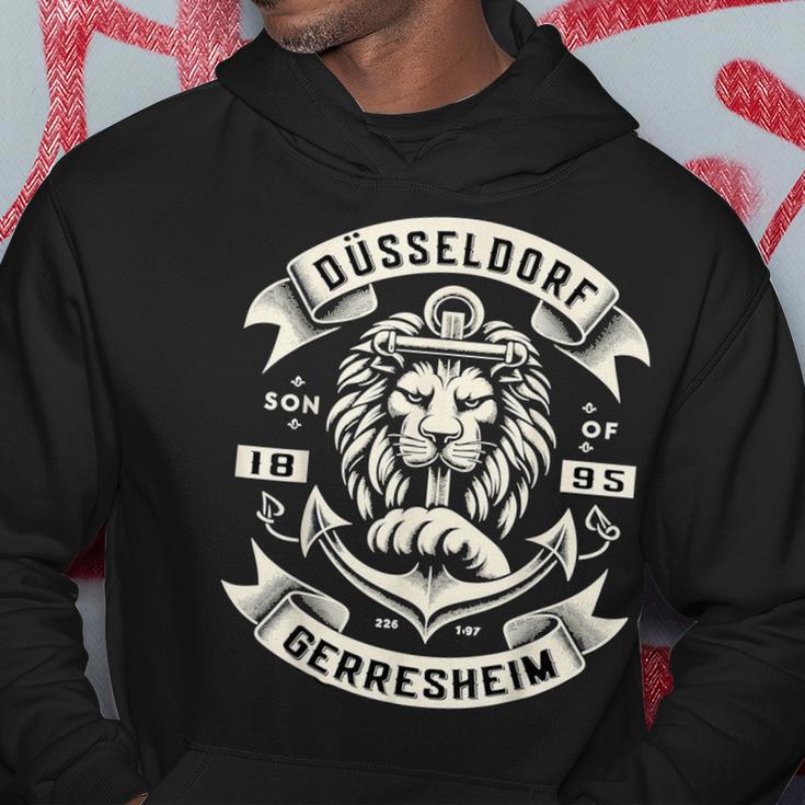 Düsseldorf Gerresheim Lion With Anchor Kapuzenpullover Lustige Geschenke