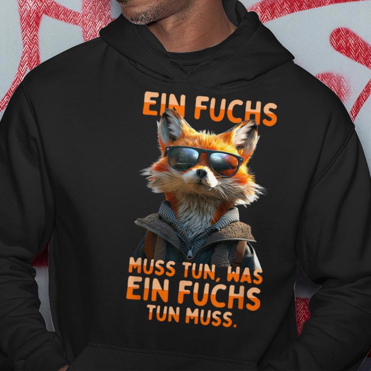 Ein Fuchs Muss Tun Was Fuchs Don Muss Füchse Kapuzenpullover Lustige Geschenke