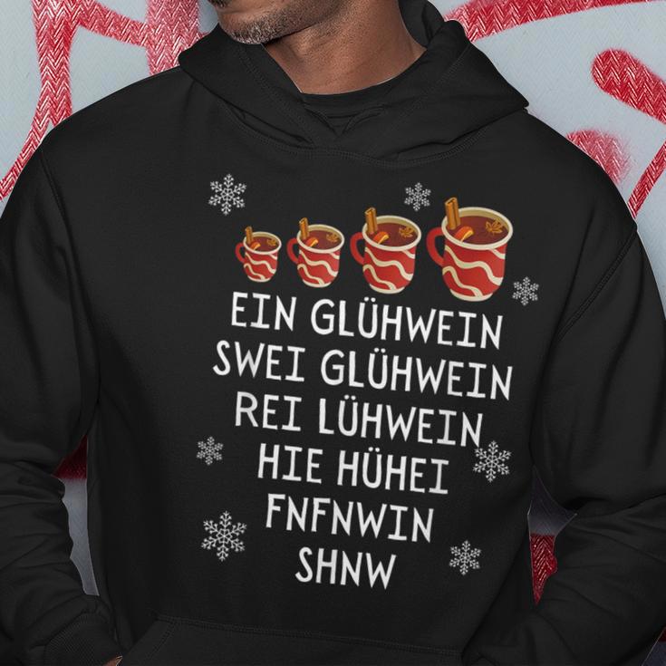 Ein Glühwein Swei Glühwein Christmas Market Kapuzenpullover Lustige Geschenke