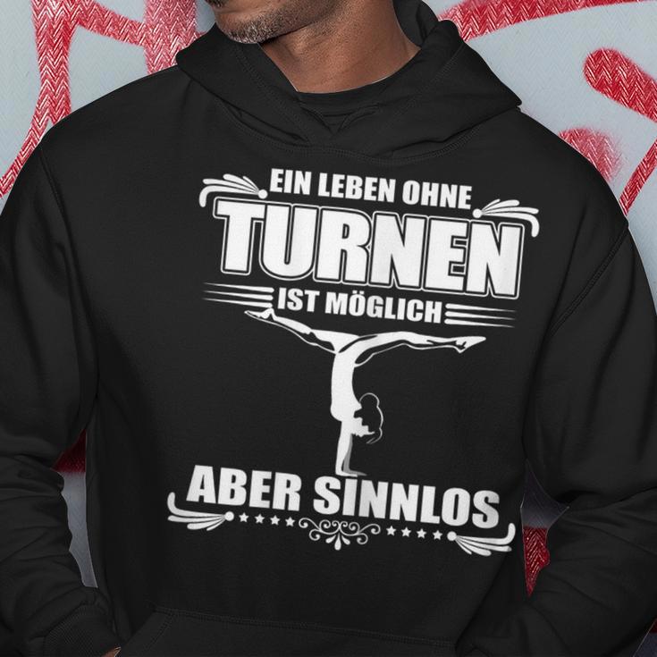 Ein Leben Ohne Gymnastnen Ist Möglich Aber Sinnlos Gymnastic Kapuzenpullover Lustige Geschenke