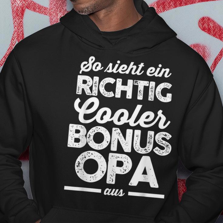 Ein Richtig Cool Bonus Grandpa Bonus Grandpa Family S Kapuzenpullover Lustige Geschenke