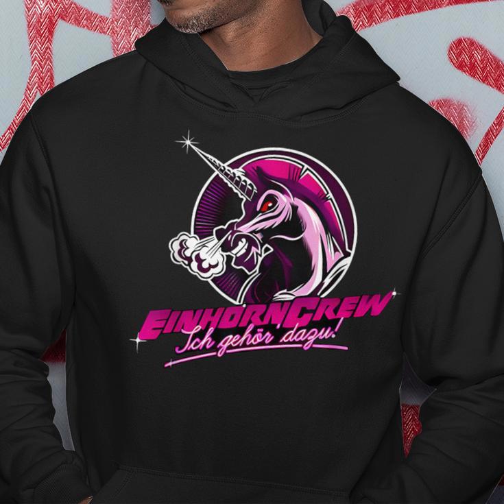 Einhorncrew Ich Gehördazu Kapuzenpullover Lustige Geschenke