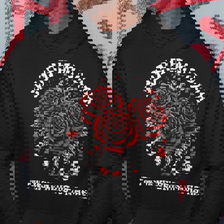 Elder Emo Club It Was Never Just A Phase Emo Goth Punk Hoodie Personalized Gifts