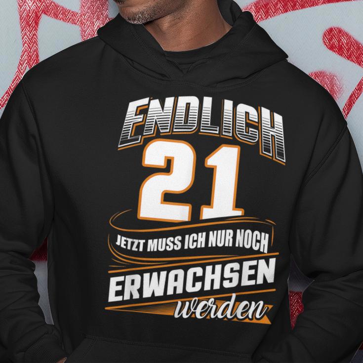 Endlich 21 Nur Noch Arwachsenwerden Geburtsjahr Birthday Kapuzenpullover Lustige Geschenke