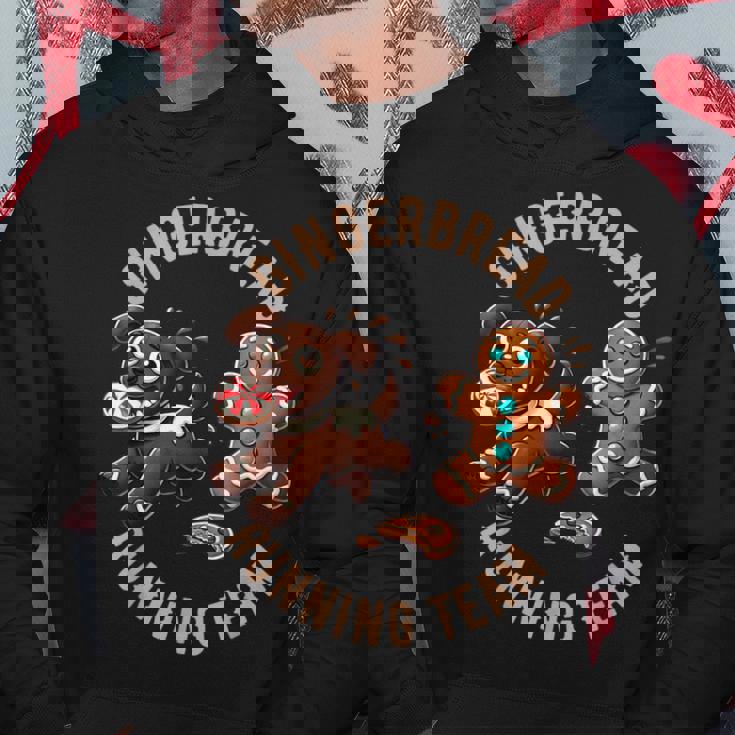 Équipe De Course De Noël Amusante En Pain D'épice Pour Les Amoureux Des Chiens Sweat à capuche Cadeaux drôles