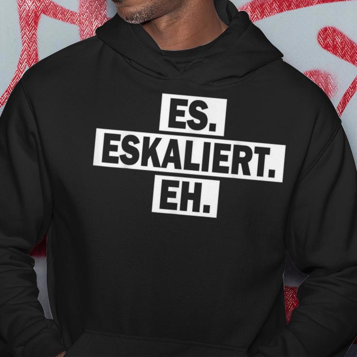 Es Eskaliert Eh For Techno Party Apres Ski Kapuzenpullover Lustige Geschenke