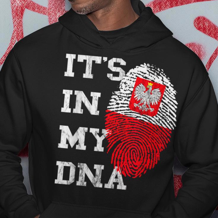 Es Ist In Meiner Dna Polska Genetik Polish Roots Poland Kapuzenpullover Lustige Geschenke