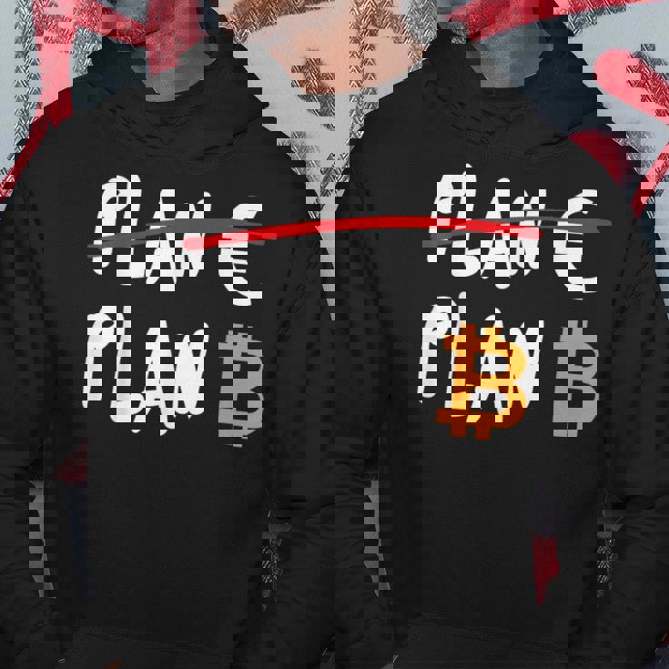 Euro Failed Btc Bitcoin Plan B Felpa con cappuccio Regalos divertidos