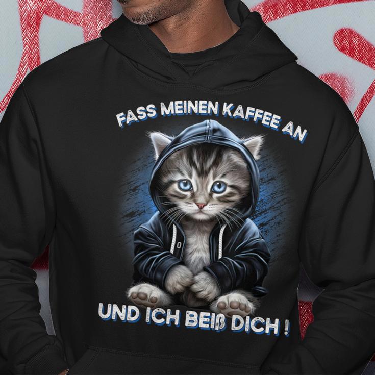 Fass Meinen Kaffee An Und Ich Beißdich Kapuzenpullover Lustige Geschenke