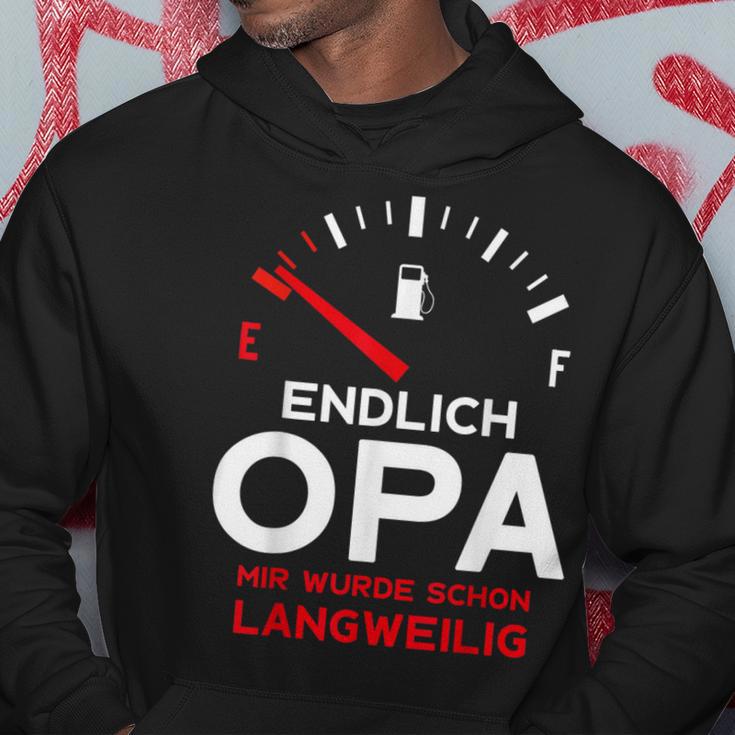 Finally Grandpa Mir Wurde Schon Langweilig Opa Kapuzenpullover Lustige Geschenke