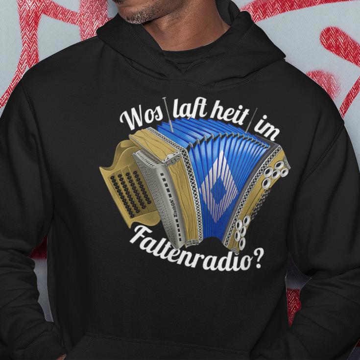 With Folding Radio Steirische Harmonika Kapuzenpullover Lustige Geschenke