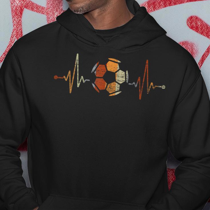 Footballer Sport Heartbeat Football Kapuzenpullover Lustige Geschenke