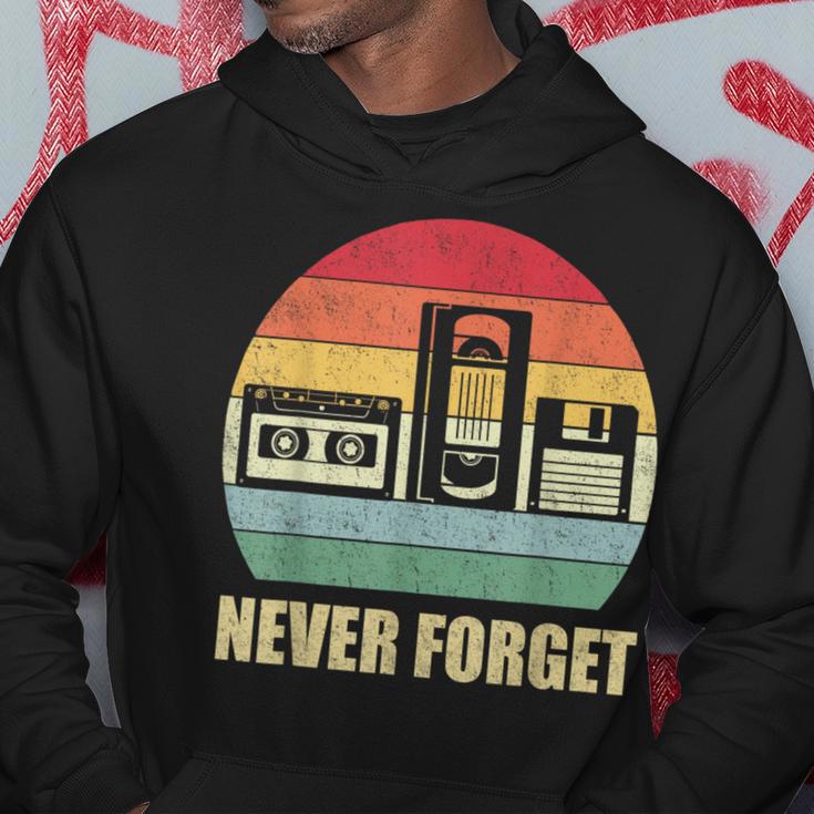 Never Forget Audio Cassette 70S 80S 90S Kapuzenpullover Lustige Geschenke