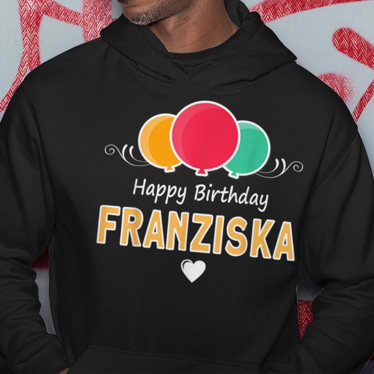 Franziska Happy Birthday Spruch Kapuzenpullover Lustige Geschenke