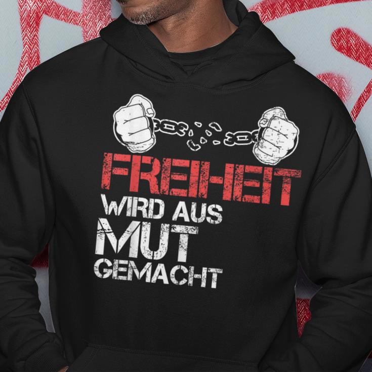 Freiheit Wird Aus Mut Macht Kkämpfen Richter Kapuzenpullover Lustige Geschenke