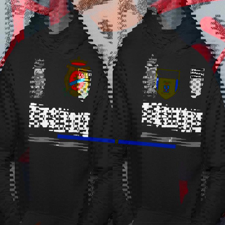 Frosinone Da Calcio Con Bandiera Felpa con cappuccio Regalos divertidos