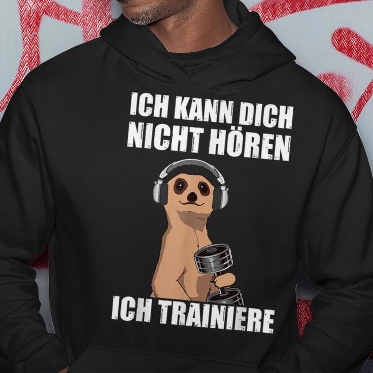 Bodybuilding Ich Kann Dich Nicht Hören Ich Kapuzenpullover Lustige Geschenke