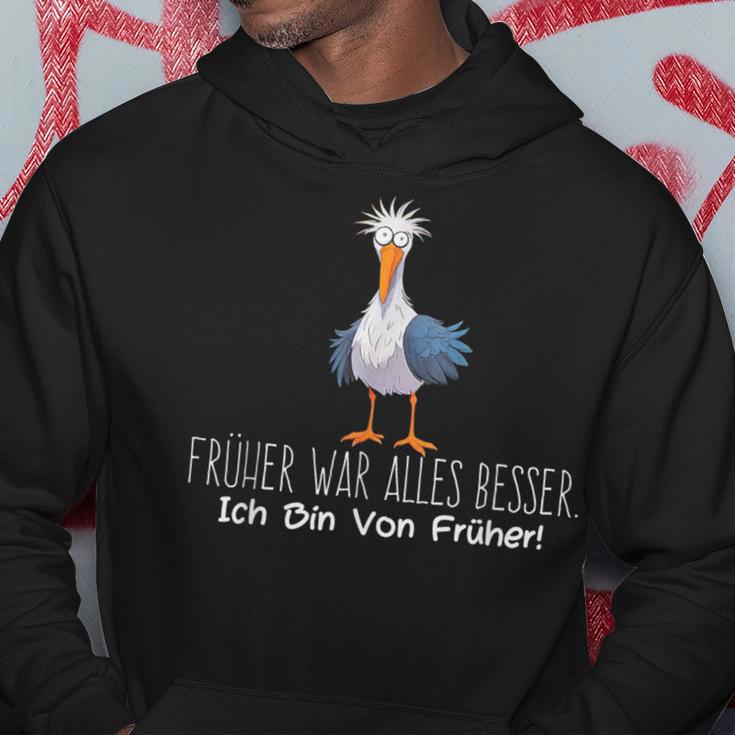 Cute Seagull Früher War Alles Besser Ich Binon Früher German Kapuzenpullover Lustige Geschenke