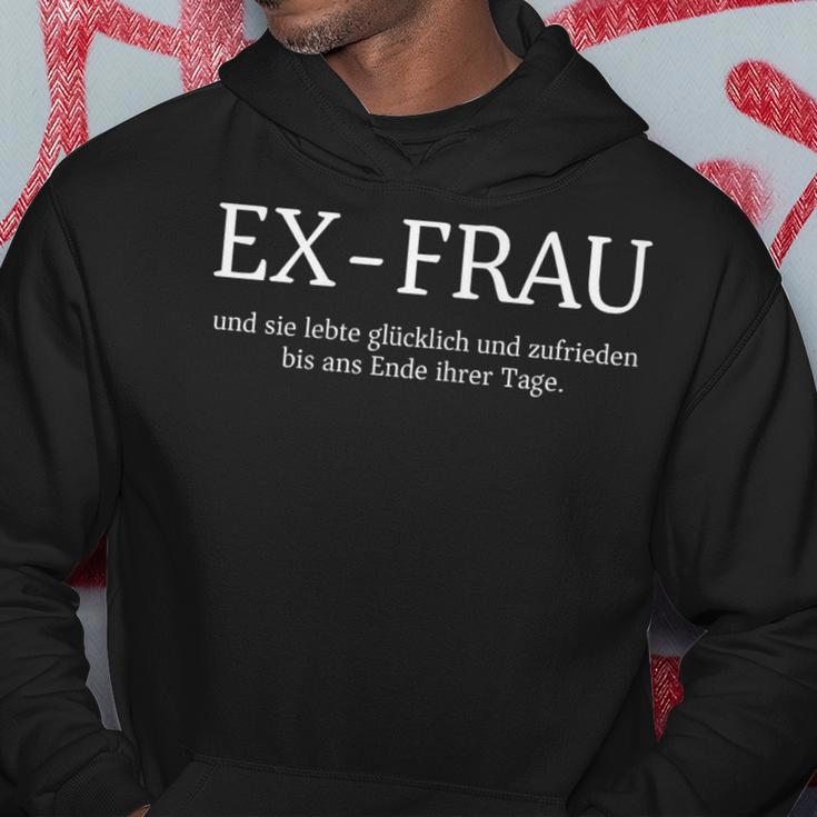 Ex Frau Scheidungs Outfit Separation Divorced Kapuzenpullover Lustige Geschenke