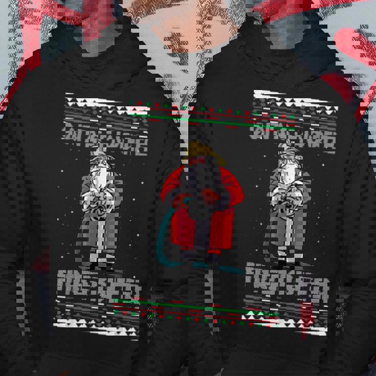 Firefighter Ugly Christmas Sweaters Hoodie Personalized Gifts