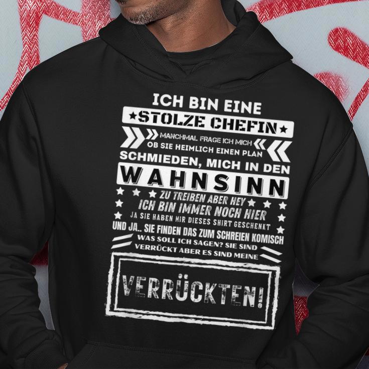 Ich Bin Eine Stolze Chef Kapuzenpullover Lustige Geschenke