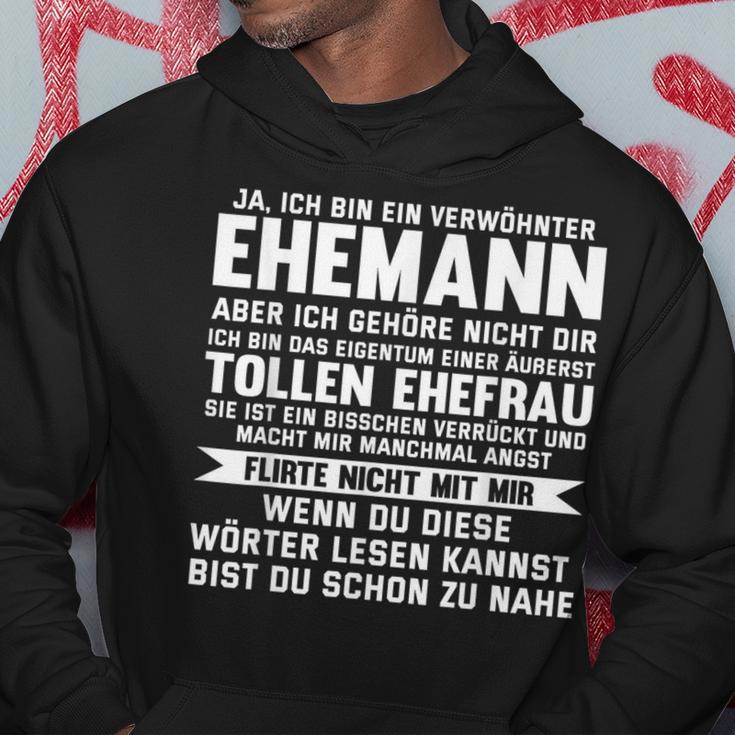 Ja Ich Bin Ein Schöhnter Ehemannalentine's Day Slogan Kapuzenpullover Lustige Geschenke