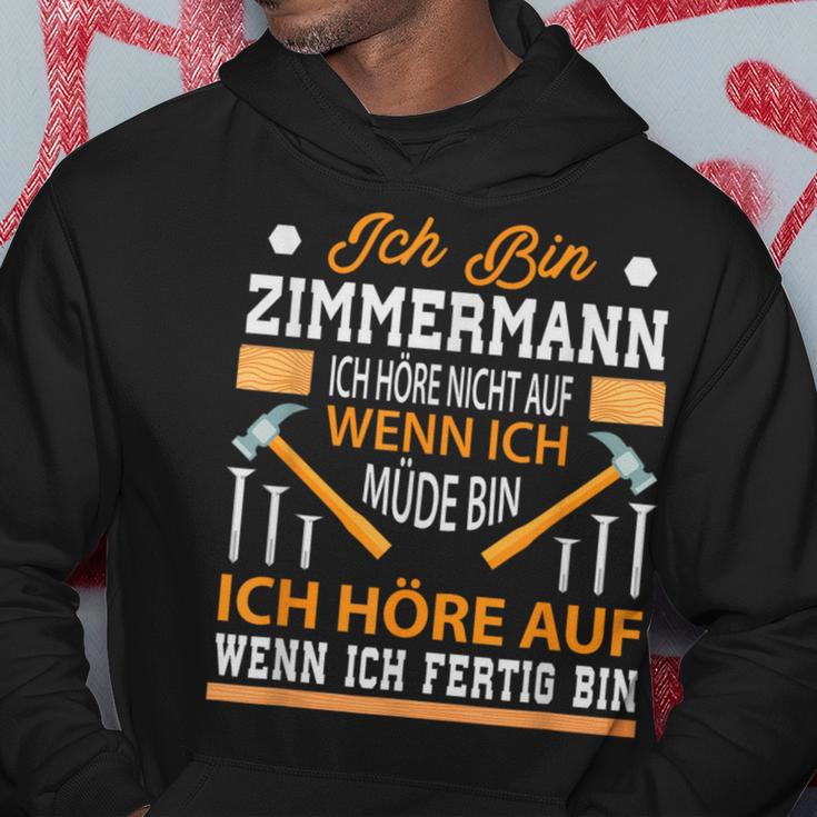 Slogan Zimmermann Idea For Craftsmen Kapuzenpullover Lustige Geschenke